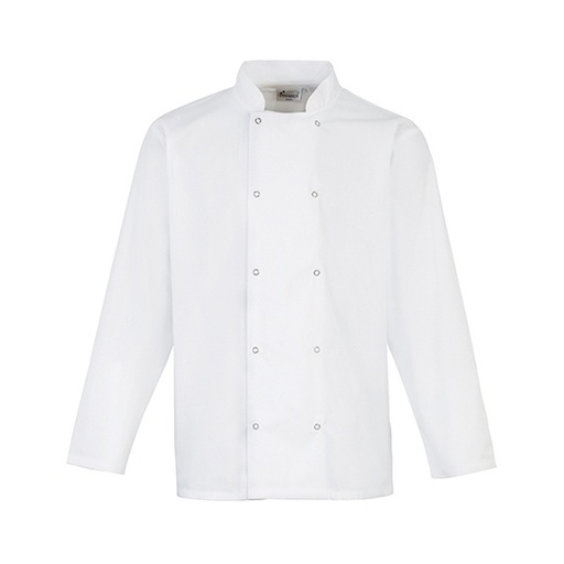 Marynarka Kucharska Twill Poliester Bawelna PW665 - White