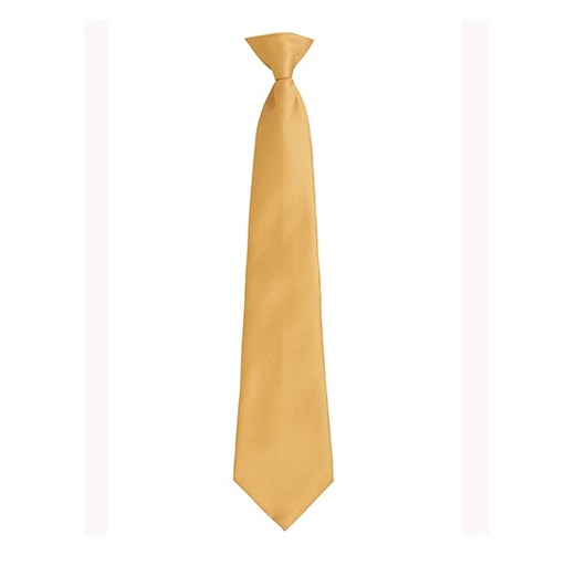 Krawat na klips poliester PW785 - Gold (ca. Pantone 7499C)