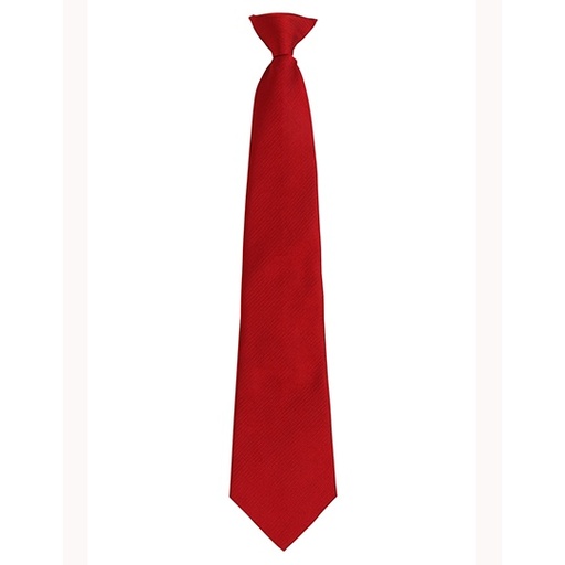 Krawat na klips poliester PW785 - Red (ca. Pantone 199C)