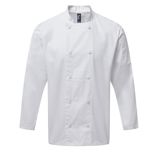 Bluza Kucharska Dlugi Rekaw Bawelna Twill PW903 - White