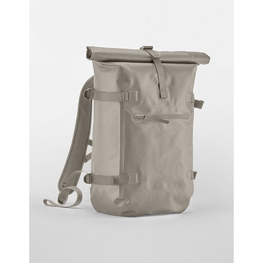 Wodoodporny plecak roll-top QS575 - Natural Stone