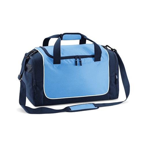 [QS77-1000146360] Torba sportowa 30L z przegrodą na buty QS77 - Sky Blue & French Navy
