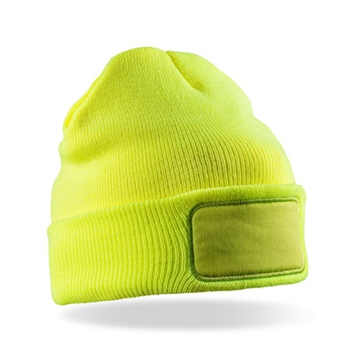 Czapka dzianinowa RC034 - Fluorescent Yellow
