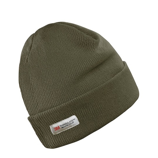 Czapka Zimowa Akrylowa Ocieplana RC133 - Olive Green