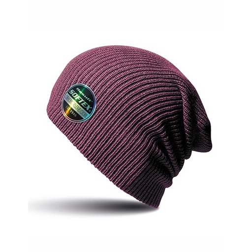 Czapka beanie długa RC31 - Burgundy