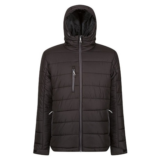 Kurtka ocieplana RG241 - Black & Seal Grey