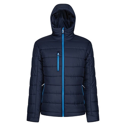 Kurtka Ocieplana Ripstop z Recyklingu RG241 - Navy & French Blue