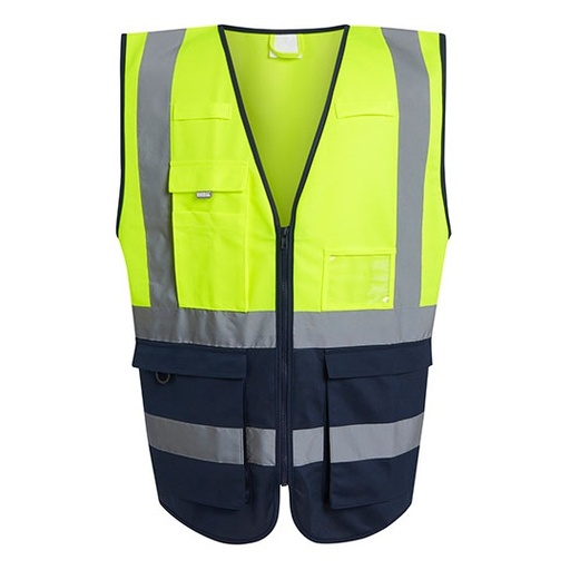 Kamizelka Hi-Vis RG2510 - Yellow & Navy