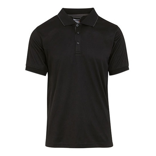 Koszulka Polo z Krótkim Rękawem RG264 - Black & Seal Grey