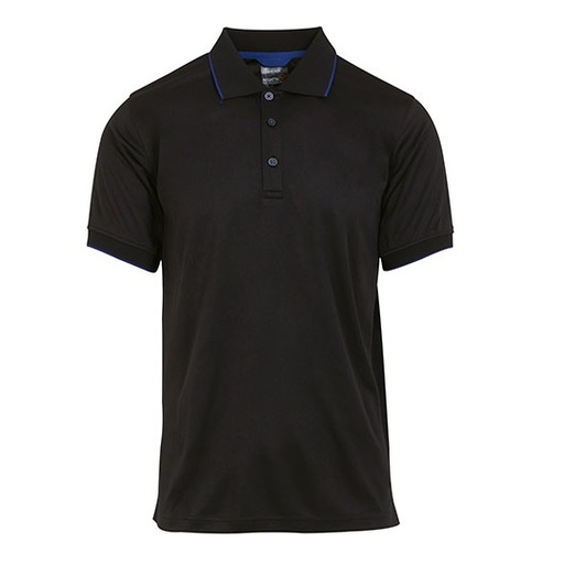 Koszulka Polo z Krótkim Rękawem RG264 - Black & New Royal