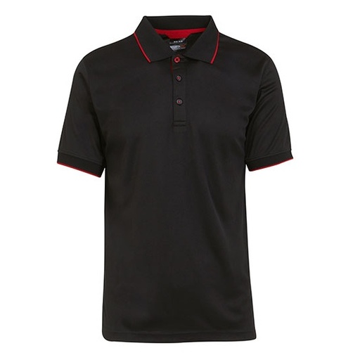 Koszulka Polo z krótkim rękawem RG264 - Black & Classic Red