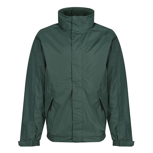 Kurtka Klasyczna Przeciwdeszczowa Chowany Kaptur RG297 - Dark Green & Dark Green