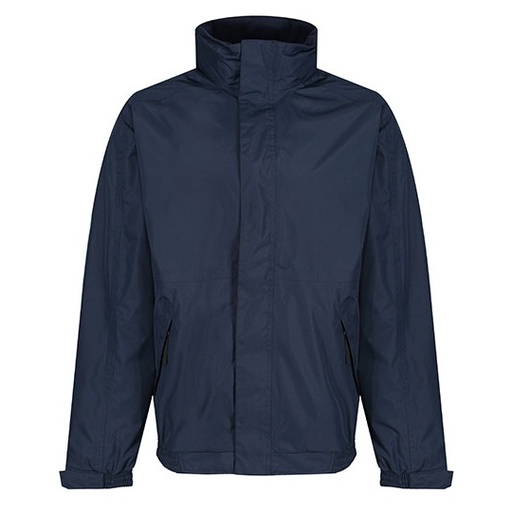 Kurtka przeciwdeszczowa z chowanym kapturem RG297 - Navy