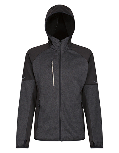 Hybrydowa kurtka polarowa X-Pro Coldspring II - Grey Marl & Black