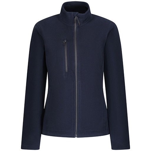 Damska bluza polarowa slim na zamek RG6280 - Navy