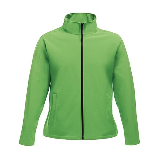 Kurtka Damska Softshell Wiatroodporna RG629 - Extreme Green & Black