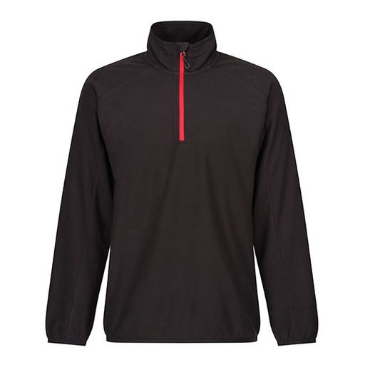 Polar z półgolfem na zamek RG691 - Black & Classic Red