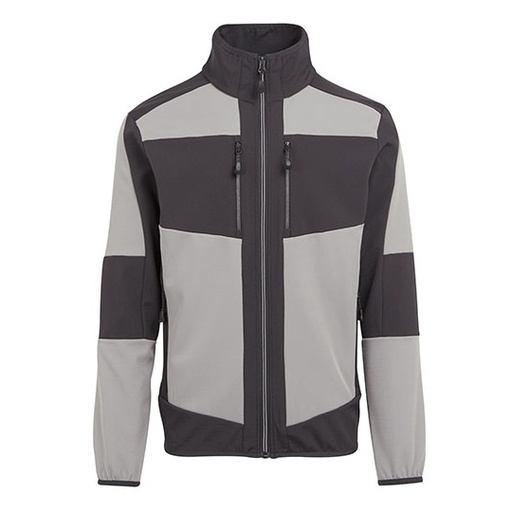 Kurtka softshell unisex RG753 - Mineral Grey & Ash (Heather)