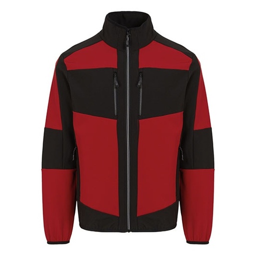 Kurtka Softshell Unisex 2-warstwowa RG753 - Classic Red & Black