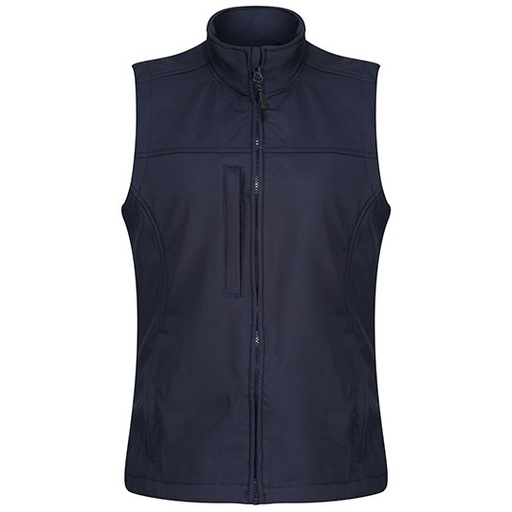 Bezrękawnik Damski Dopasowany Softshell Wodoodporny RG790 - Navy & Navy