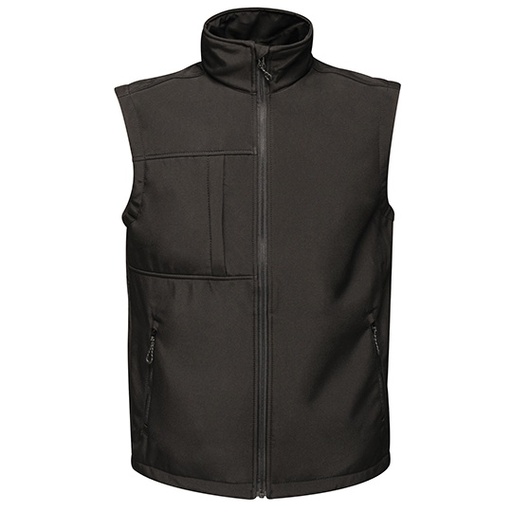 Męski ocieplany bezrękawnik softshell RG848 - Black