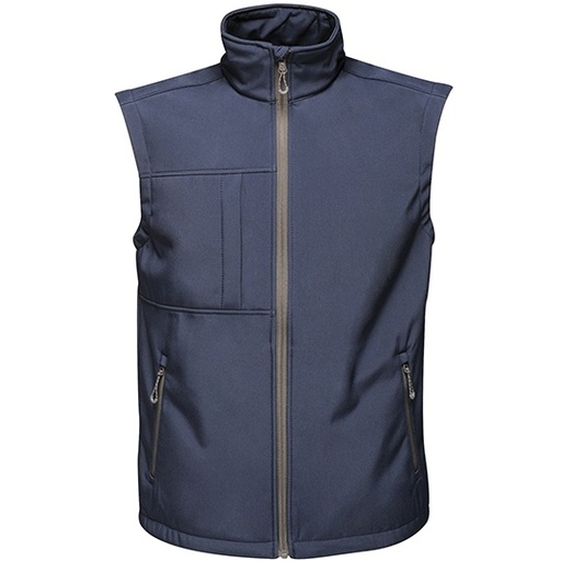 Bezrekawnik Meski Ocieplany Softshell RG848 - Navy & Seal Grey (Solid)