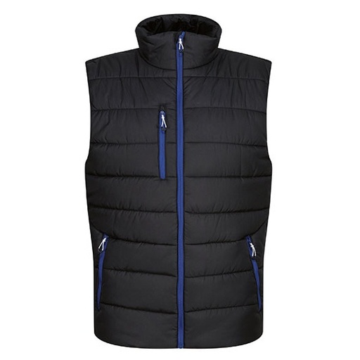 Kamizelka Ocieplana Ripstop RG892 - Black & New Royal