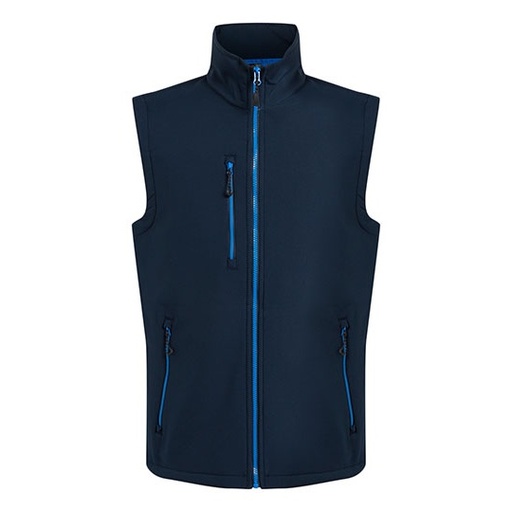 Bezrękawnik Softshell Wiatroodporny Wodoodporny RG915 - Navy & French Blue