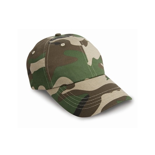 Czapka 6-panelowa Bawelniana RH10 - Camouflage