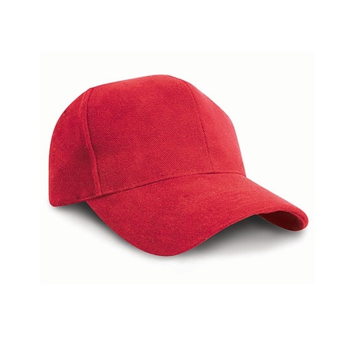 Czapka 6-panelowa Bawelniana RH25 - Red