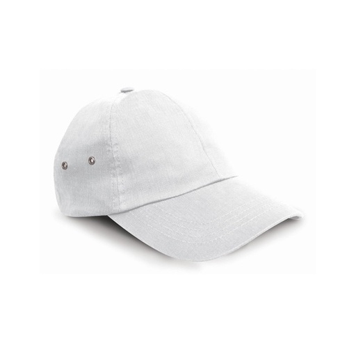 Czapka 6-panelowa Bawełniana RH63 - White