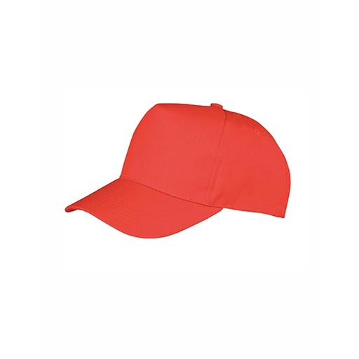[RH84J-1000154876] Czapka dziecięca 5-panelowa RH84J - Red