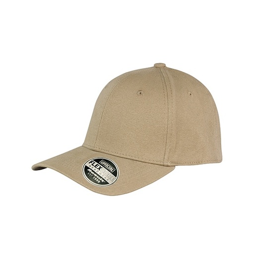 Czapka 6-panelowa Bawelniana Elastyczna RH85 - Khaki