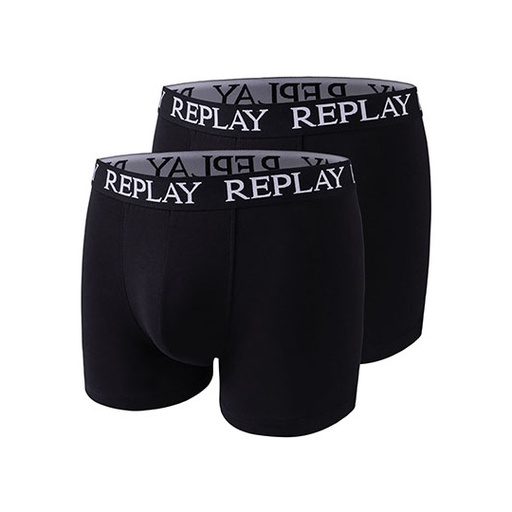 Bokserki męskie slim fit RP101005 - Black