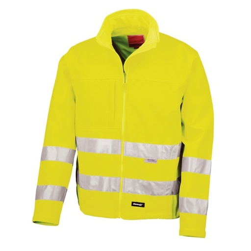 Kurtka Softshell klasyczna RT117 - Fluorescent Yellow