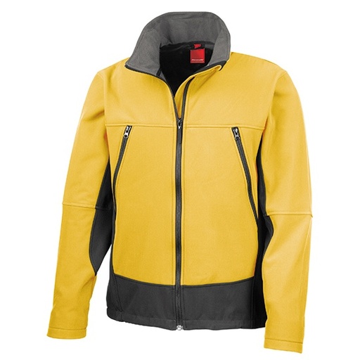 Kurtka Softshell Wodoszczelna RT120 - Yellow & Black
