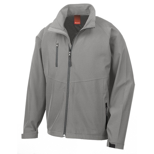 Kurtka Meska Klasyczna Softshell Wiatroszczelna Wodoodporna RT128M - Grey