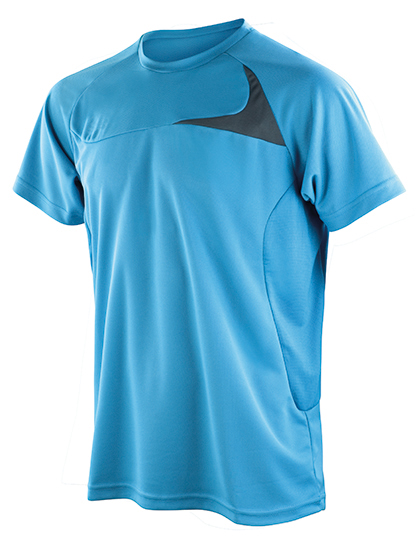 Męska koszulka treningowa Dash - Aqua & Grey
