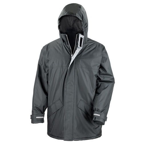 Parka Długa Wodoodporna Zimowa RT207 - Black