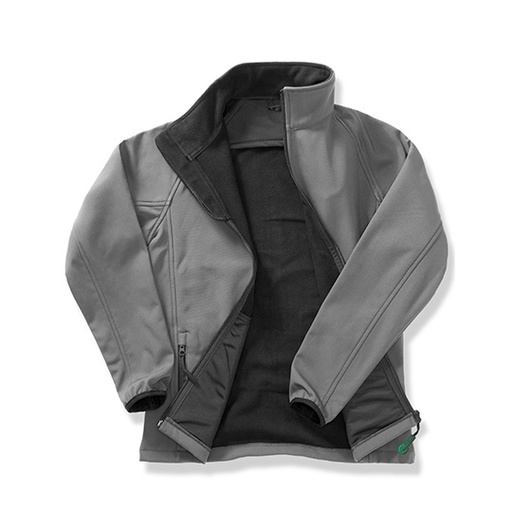 Damska kurtka softshell RT231F - Charcoal & Black