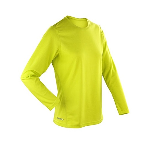 Damska koszulka szybkoschnąca z długim rękawem RT254F - Lime