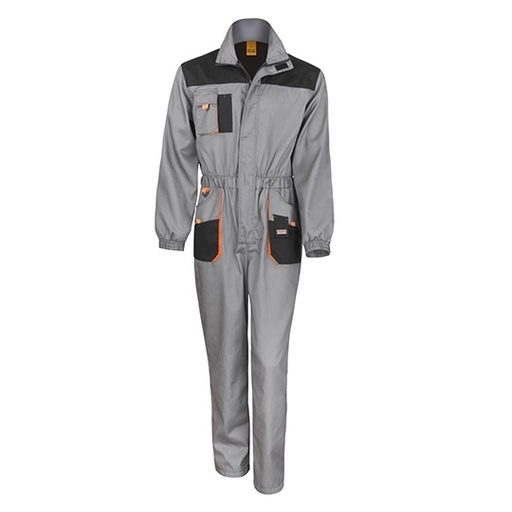 Kombinezon Roboczy Lekki Wodoodporny RT321 - Grey & Black & Orange