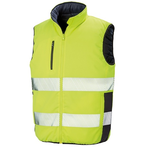 Kamizelka Dwustronna Miękka Odblaskowa RT332 - Fluorescent Yellow & Navy