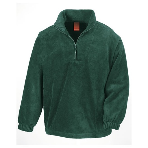 Bluza polarowa z zamkiem 1/4 RT33A - Forest