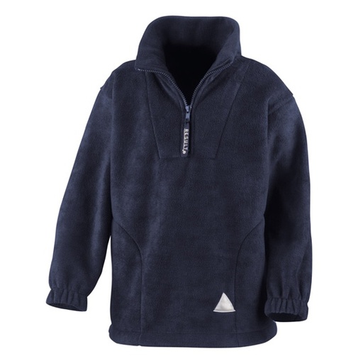Bluza Polarowa Dziecięca z Zamkiem 1/4 RT33J - Navy