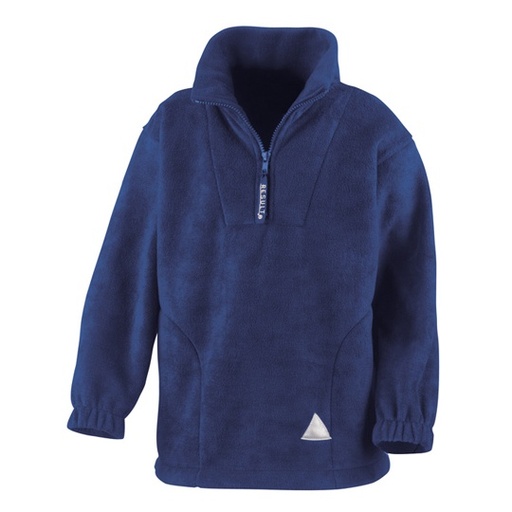 Bluza Polarowa Dziecięca z zamkiem 1/4 RT33J - Royal