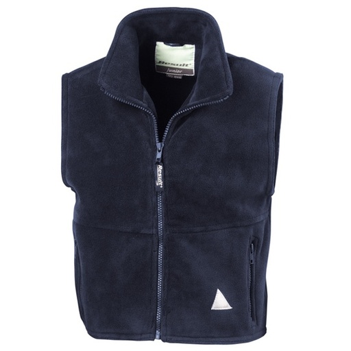 Polarowy bezrękawnik dziecięcy RT37J - Navy