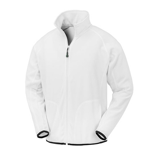 Kurtka Polarowa Oddychajaca z Recyklingu RT907 - White