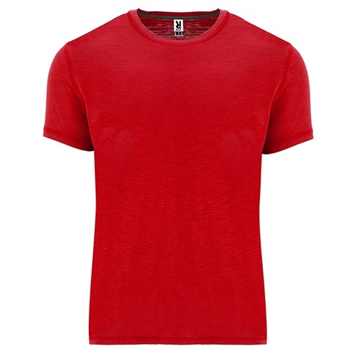 T-Shirt Klasyczny Bawelniany z Przedluzonym Tylem RY0396 - Red 60