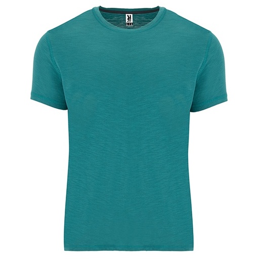 T-Shirt Klasyczny Bawelniany z Przedluzonym Tylem RY0396 - Flood Green 41